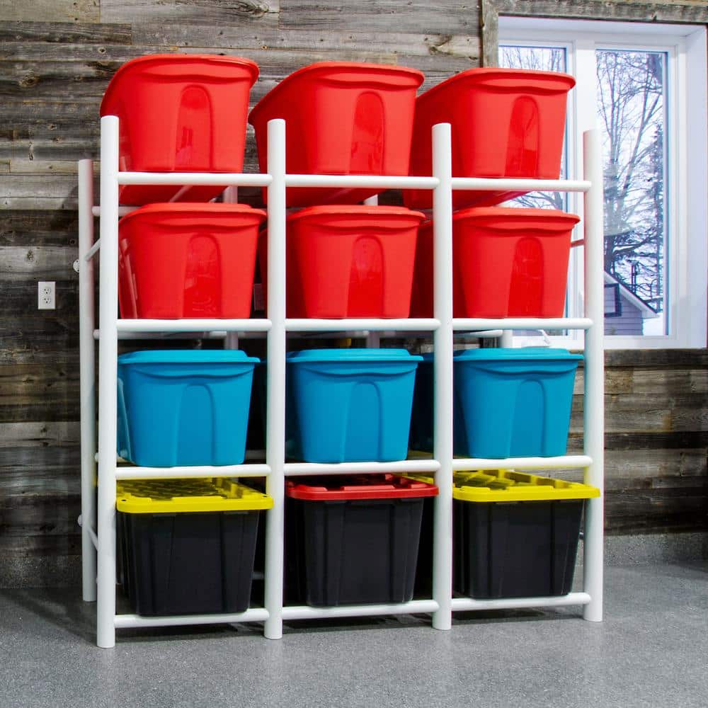 35 Gal. Bin Warehouse Rack 12 Tote - Hercitys