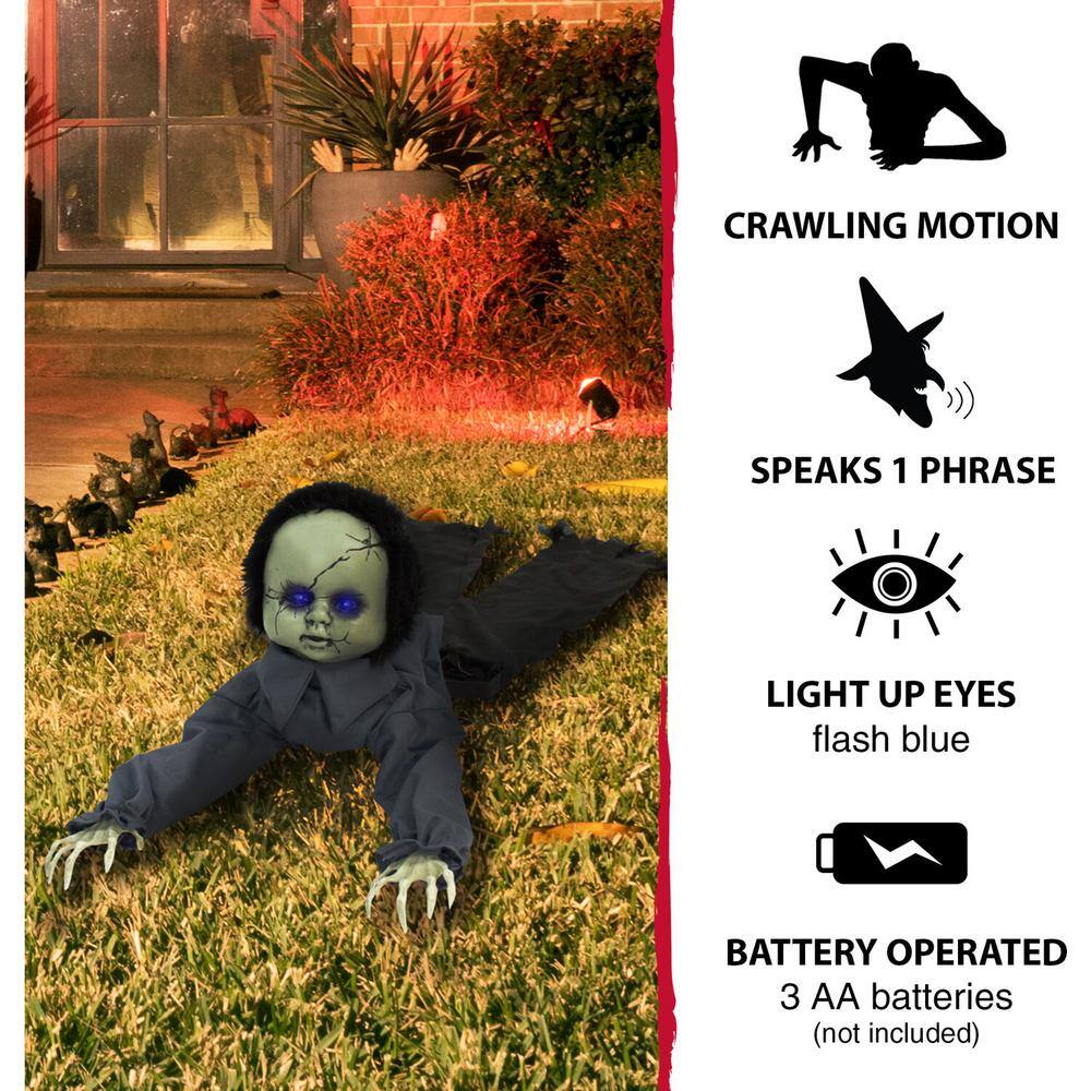 10.5 in. Touch Activated Animatronic Doll - Hercitys