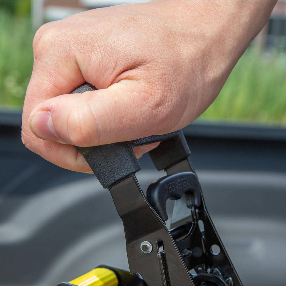 1 in. x 14 ft. Ratchet Straps 3000 lbs. Break Strength (4-Pack) - Hercitys