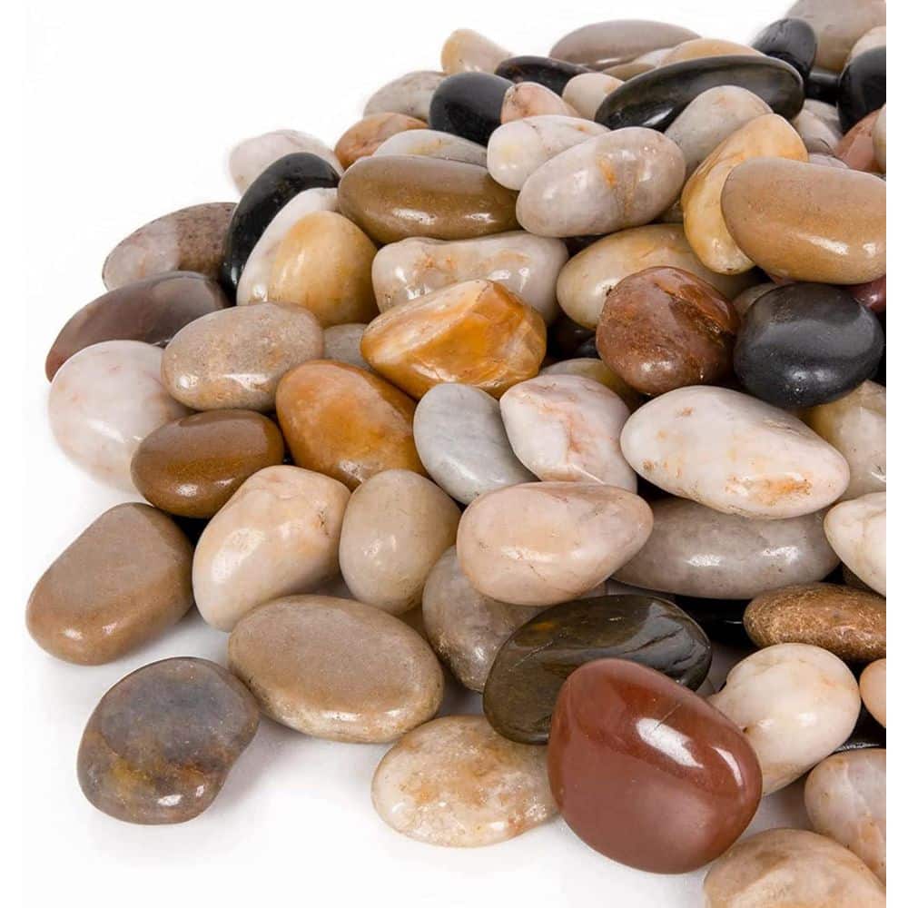2.75 in. Medium Natural River Rocks for Plants and Garden Landscaping - Hercitys