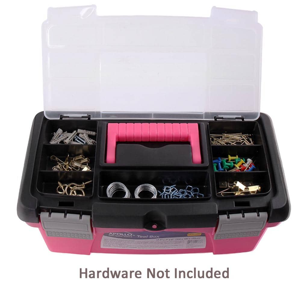10 in., 12.5 in. and 16 in. Tool Box in Pink (3-Components) - Hercitys
