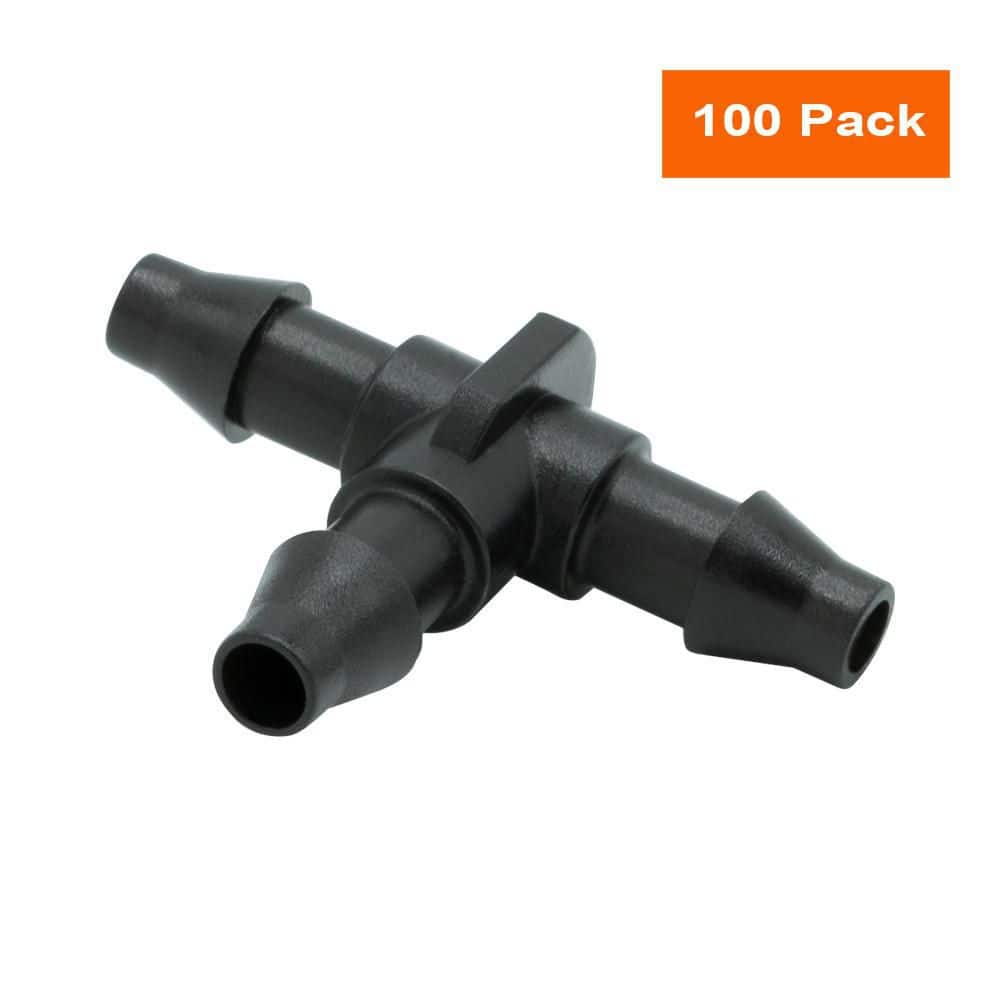 1/4 in. Barb Tees (100-Pack) - Hercitys