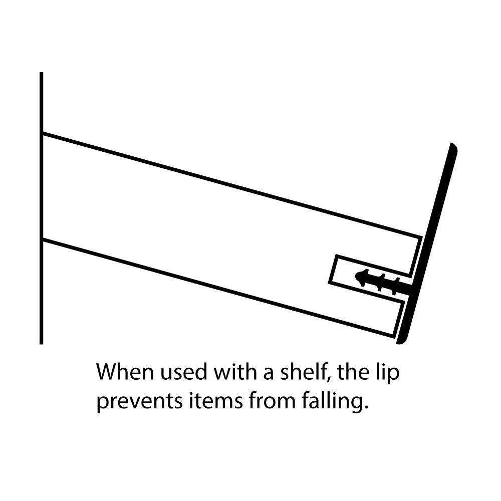 1-1/4 in. Dove grey Flexible Polyethylene Offset Barb Bumper Tee Moulding Edging 25 foot long Coil - Hercitys