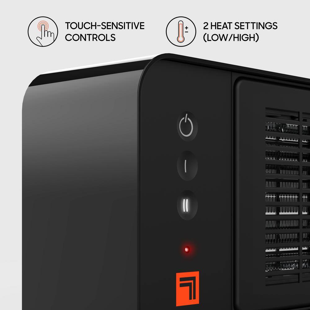 1100-Watt 5.4 in. Electric Ceramic 1 Ceramic Space Heater - Hercitys