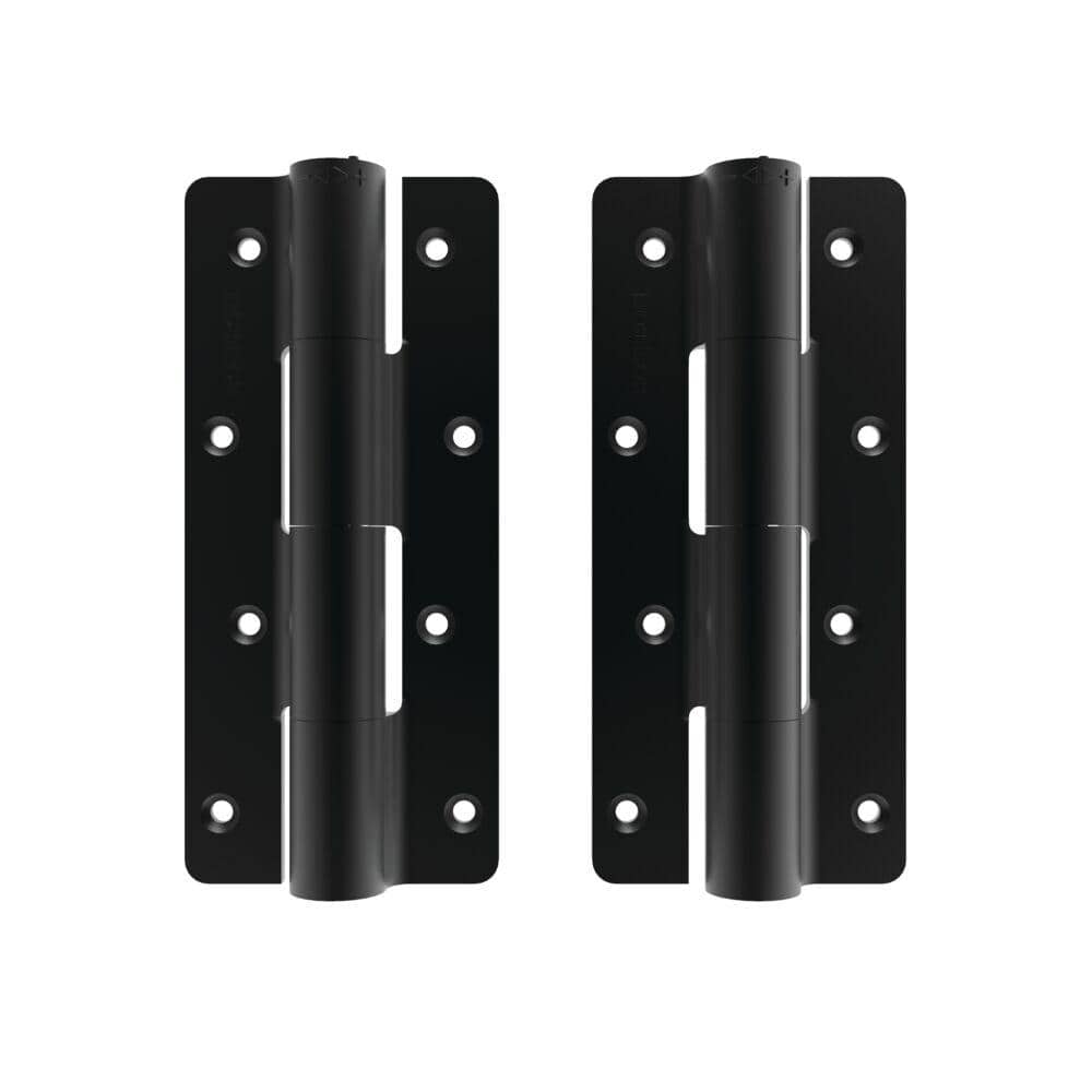 3.125 in. x 7.187 in. Aluminum Black Heavy-Duty Butterfly Hinge (2-Pack) - Hercitys