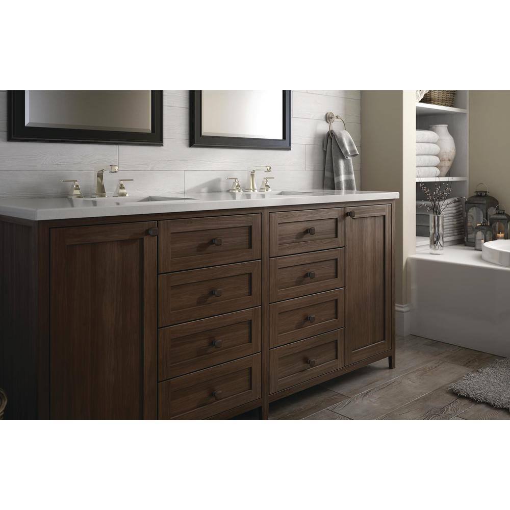 10-Pack Mandara 1-1/4in. (32 mm) Classic Cocoa Bronze Square Cabinet Knobs - Hercitys