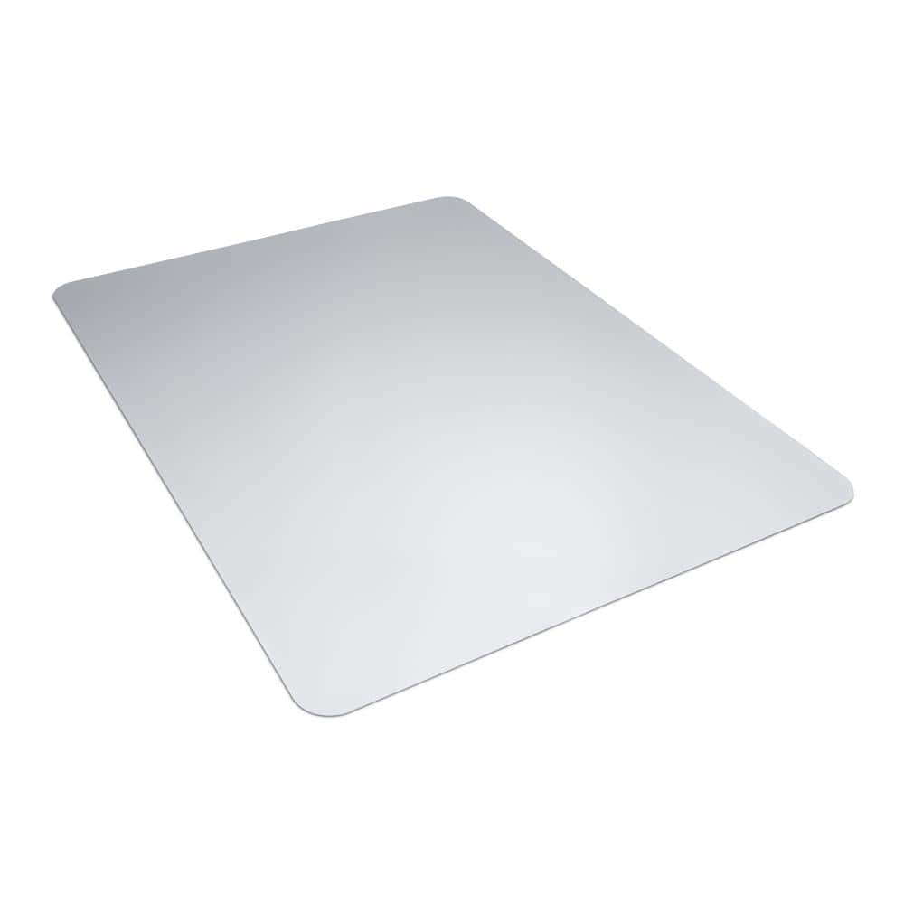 36 in. W x 48 in. L x 0.06 in. T Clear Polycarbonate Chair Mat for Hard Floors - Hercitys