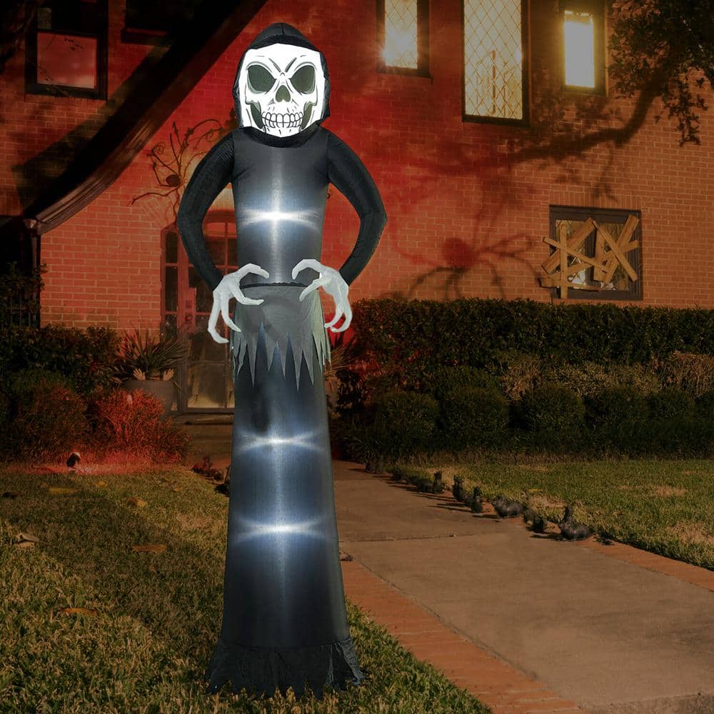 12 ft. Ghost Halloween Inflatable with Lights - Hercitys