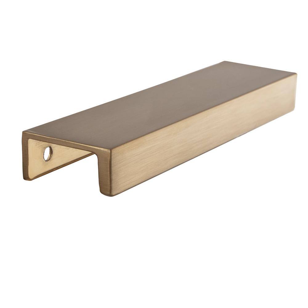 10-Pack Martin 5 in. (127 mm) Center-to-Center Satin Brass Edge Drawer Pull - Hercitys