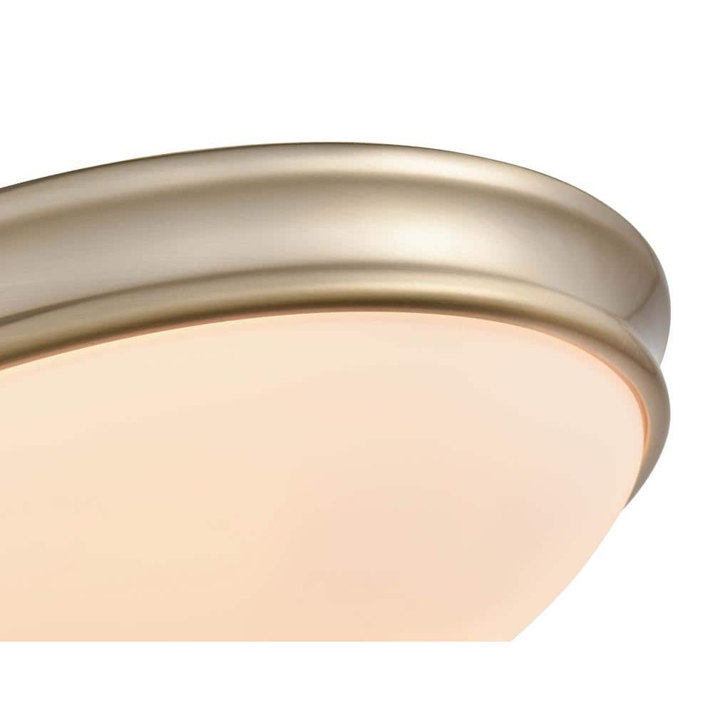 12 in. 2-Light Modern Gold Flushmount - Hercitys