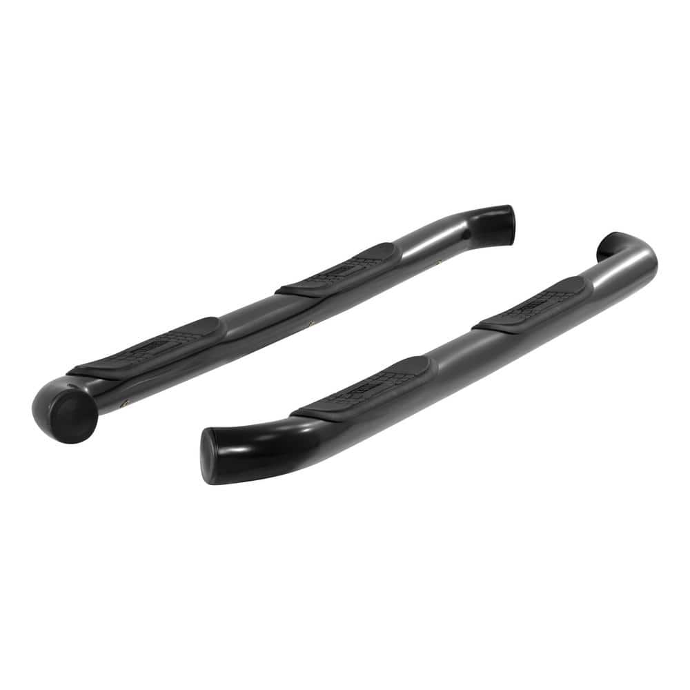 3-Inch Round Black Steel Nerf Bars, No-Drill, Select Jeep Wrangler JK Unlimited - Hercitys