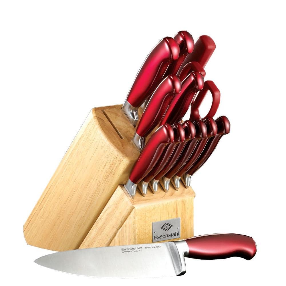 14-Knife Stainless Steel Knife Block - Hercitys