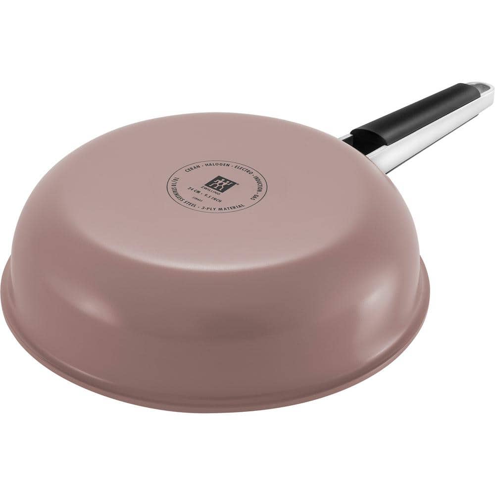 11-inch Rose Stainless Steel Frying Pan - Hercitys