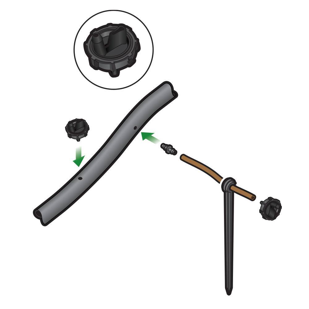 1 GPH Button Dripper (100-Pack) - Hercitys