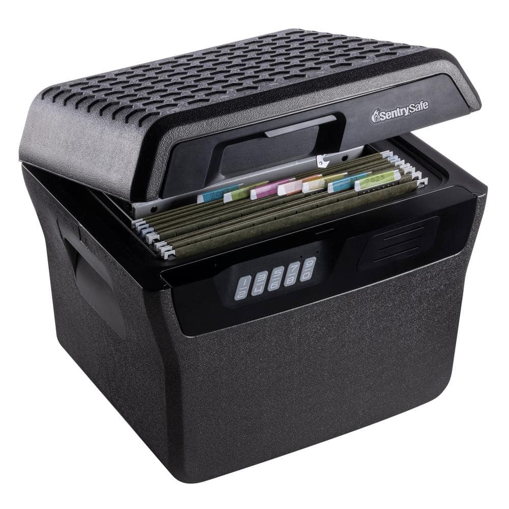 0.66 cu. ft. Fireproof & Waterproof Safe File Box with Digital Lock - Hercitys