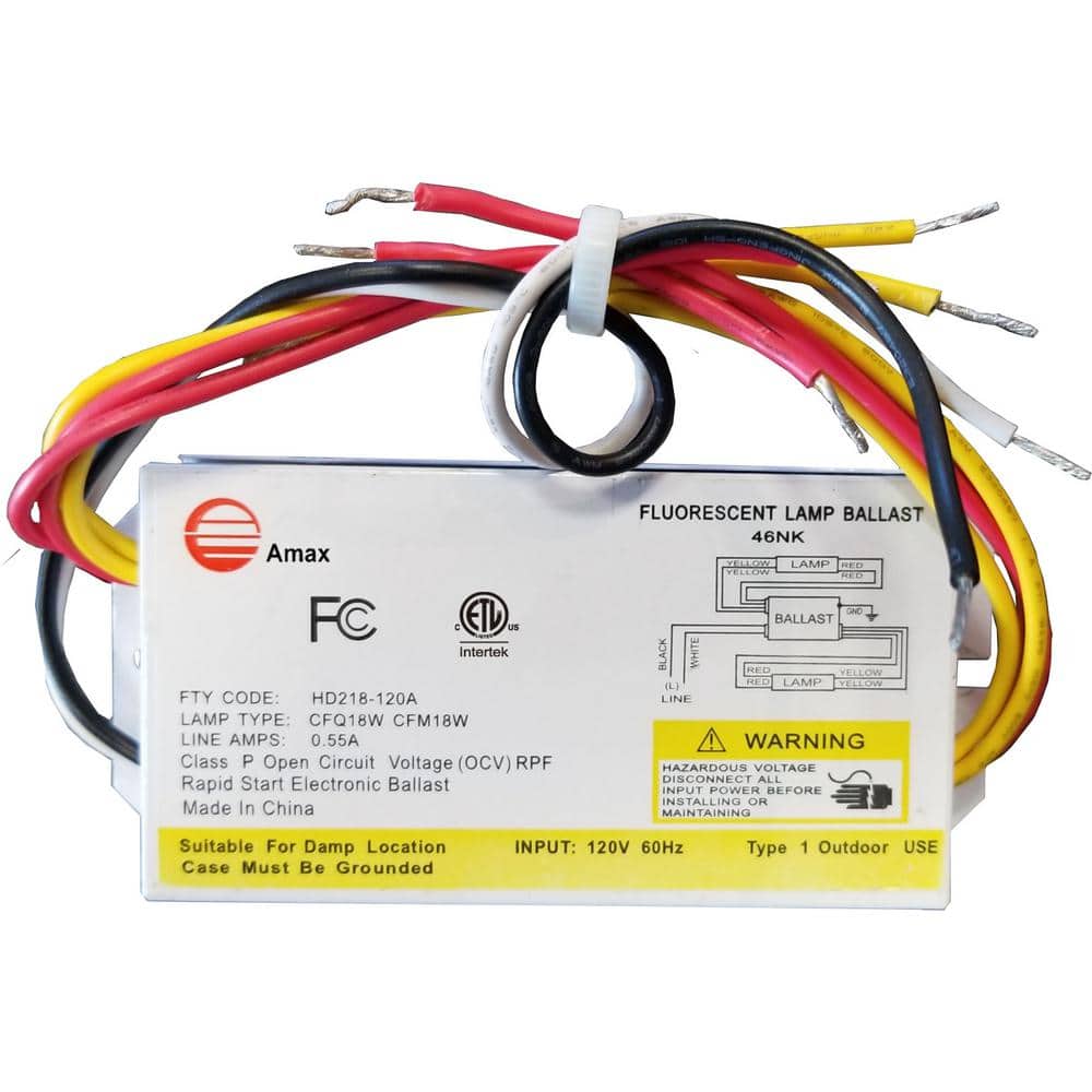 120-Volt 5.13 in. Electronic Ballast 2-PLC 18-Watt Lamps - Hercitys