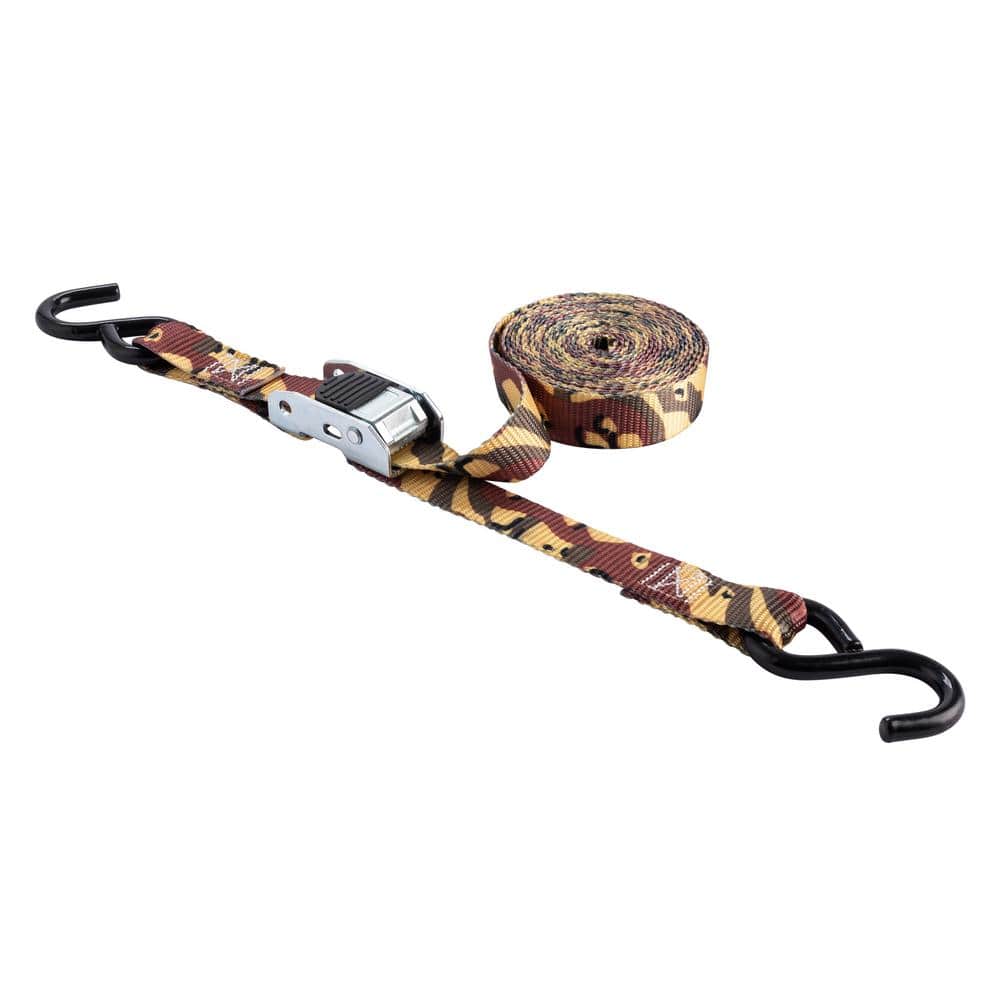 12ft. x 1in. 500lbs. Cam Buckle Tie Down Strap (4 Pack) - Hercitys
