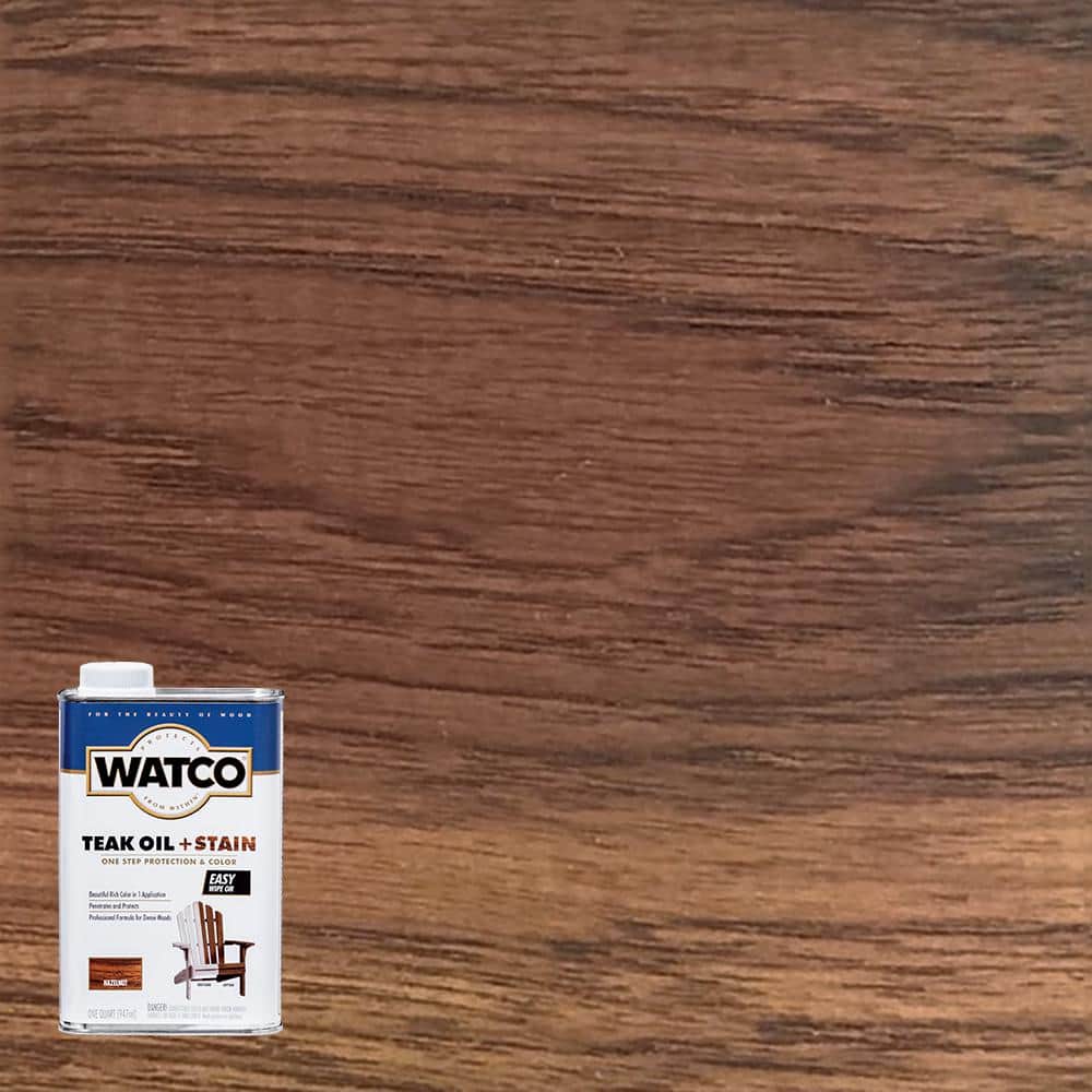 1 Quart Teak Oil in Hazelnut (4 Pack) - Hercitys