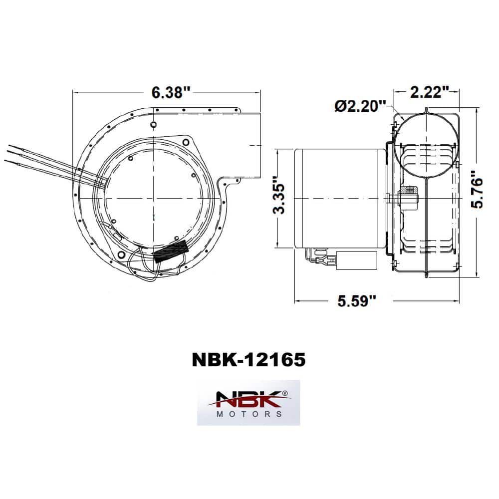 115-Volt Aftermarket Replacement Blower for Lennox - Hercitys