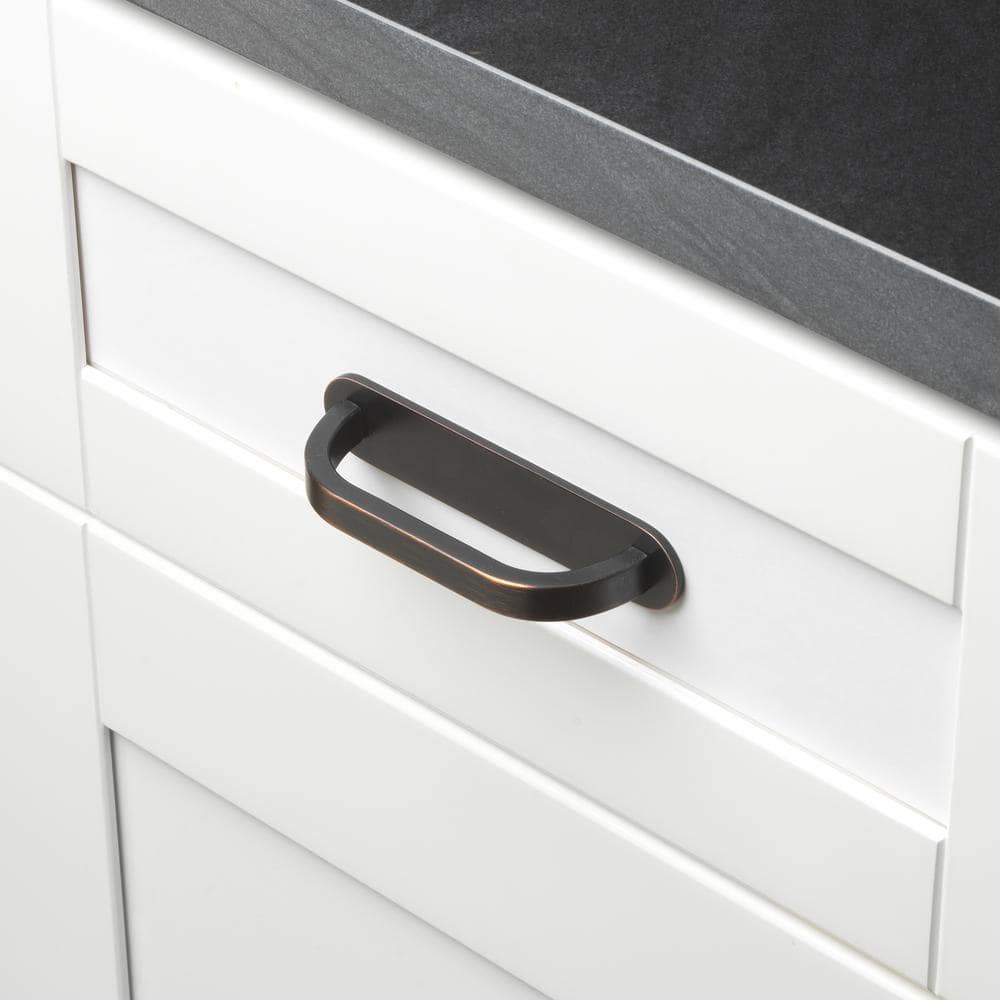 4-3/4 in. Rounded Cabinet Backplate 3-3/4 in. Center to Center, 5343-96-ORB - Hercitys