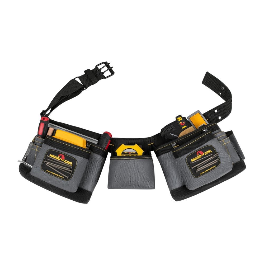 12-Pocket Magnetic Carpenter’s Tool Belt - Hercitys