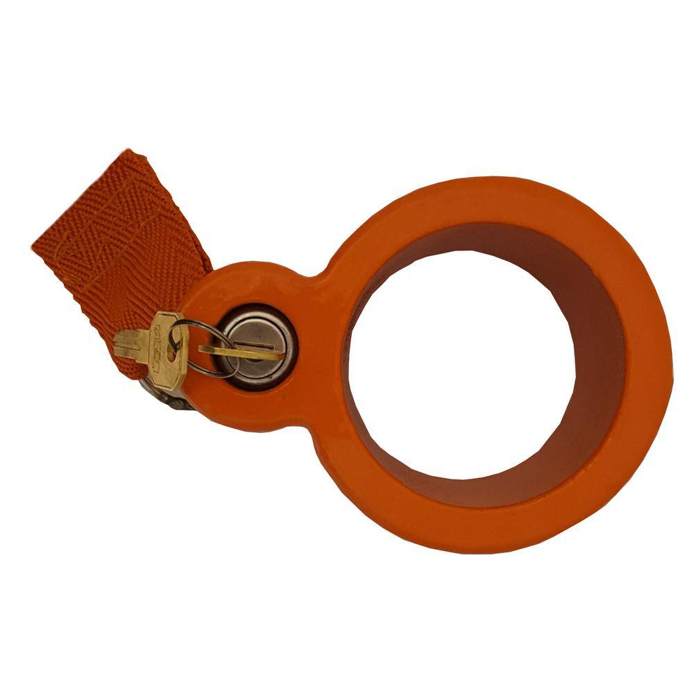 1/2 in. Thick Cast Steel King Pin Lock Keyed Unique - Hercitys