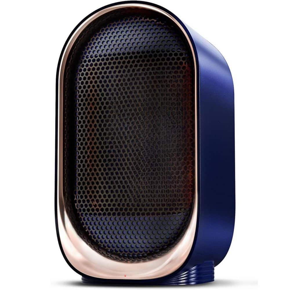 1000 W 8.5 in. Electric Indoor Tower Convection Ceramic Fan Heater with Overheat & Tip-Over Protection for Office Patio - Hercitys