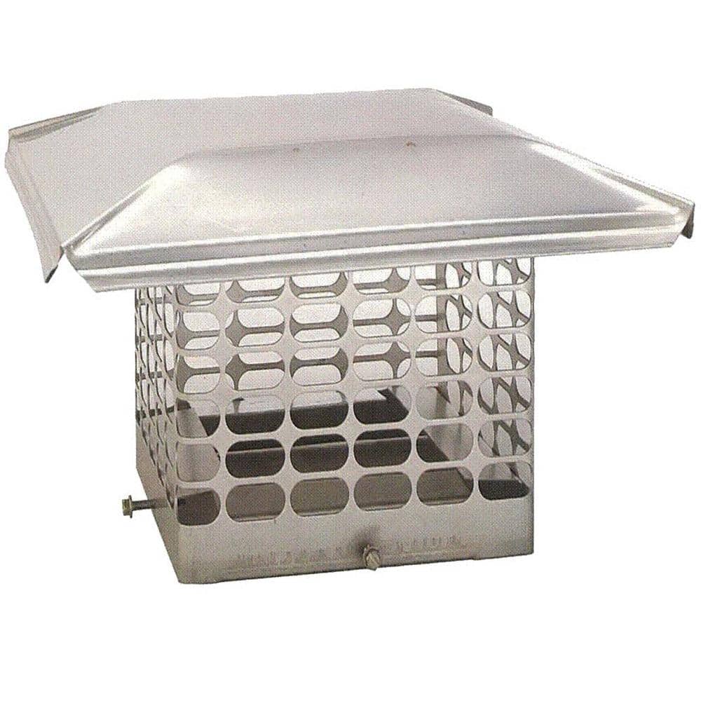 21 in. x 21 in. Adjustable Stainless Steel Chimney Cap - Hercitys