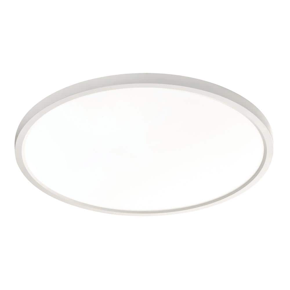 23.63 in. 1-Light White LED Flush Mount - Hercitys