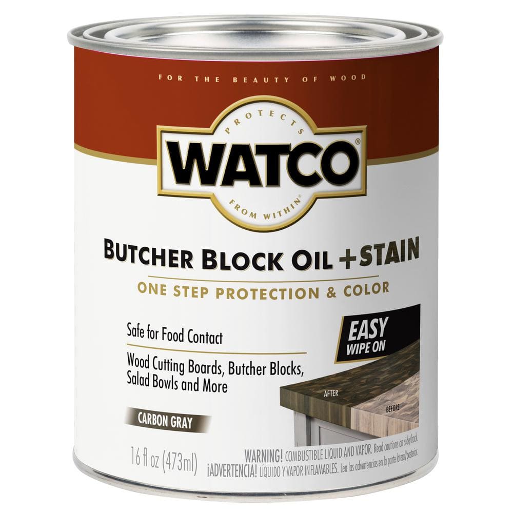 1 Pint Butcher Block Oil in Carbon Gray (4 Pack) - Hercitys