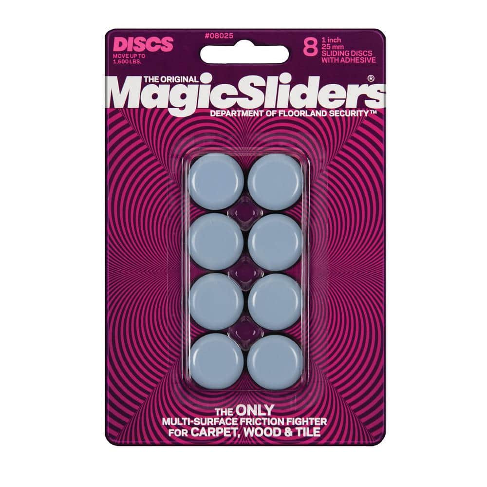 1 in. Round Sliding Discs (8-Pack) - Hercitys