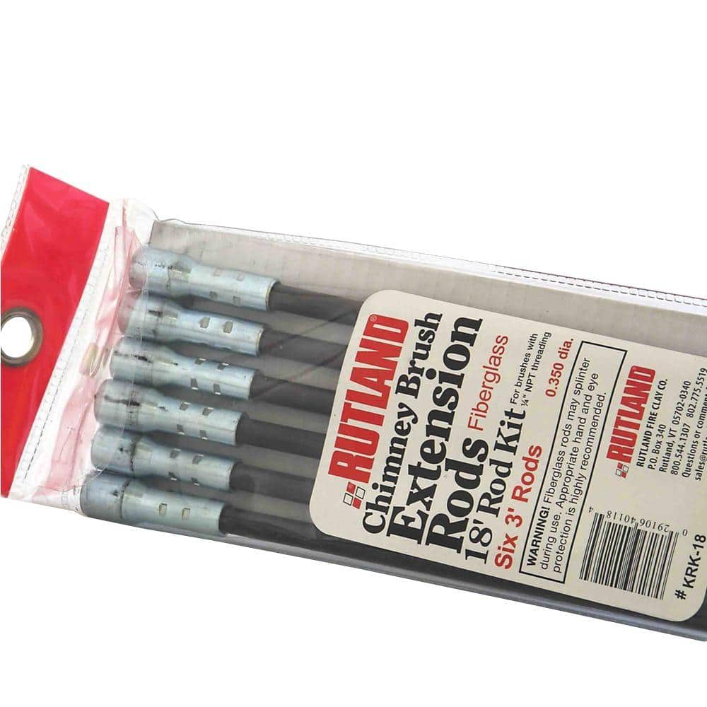 18 ft. Chimney Brush Extension Rod Kit - Hercitys