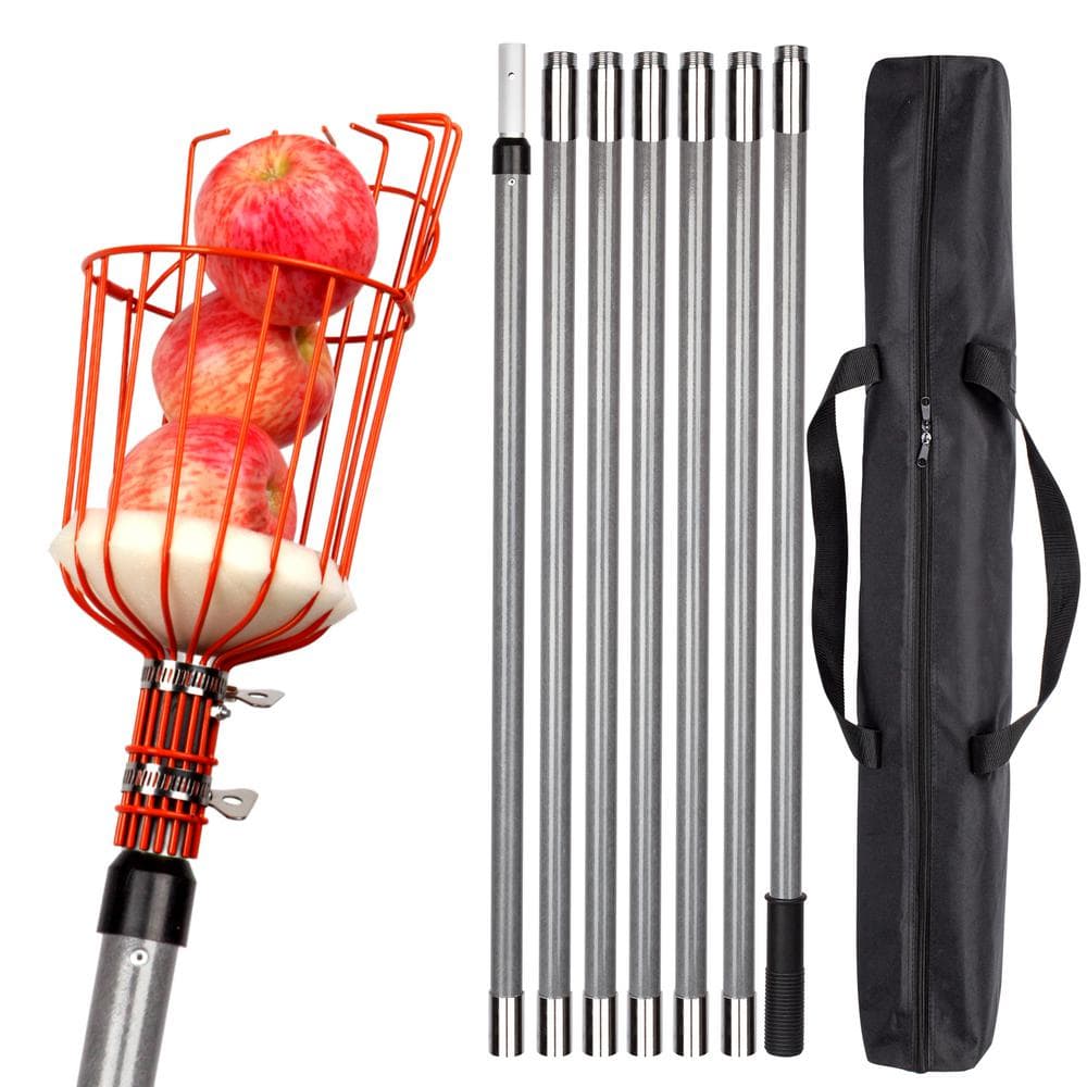 263.8 in. Stainless Steel Handle Fruit Picker - Hercitys
