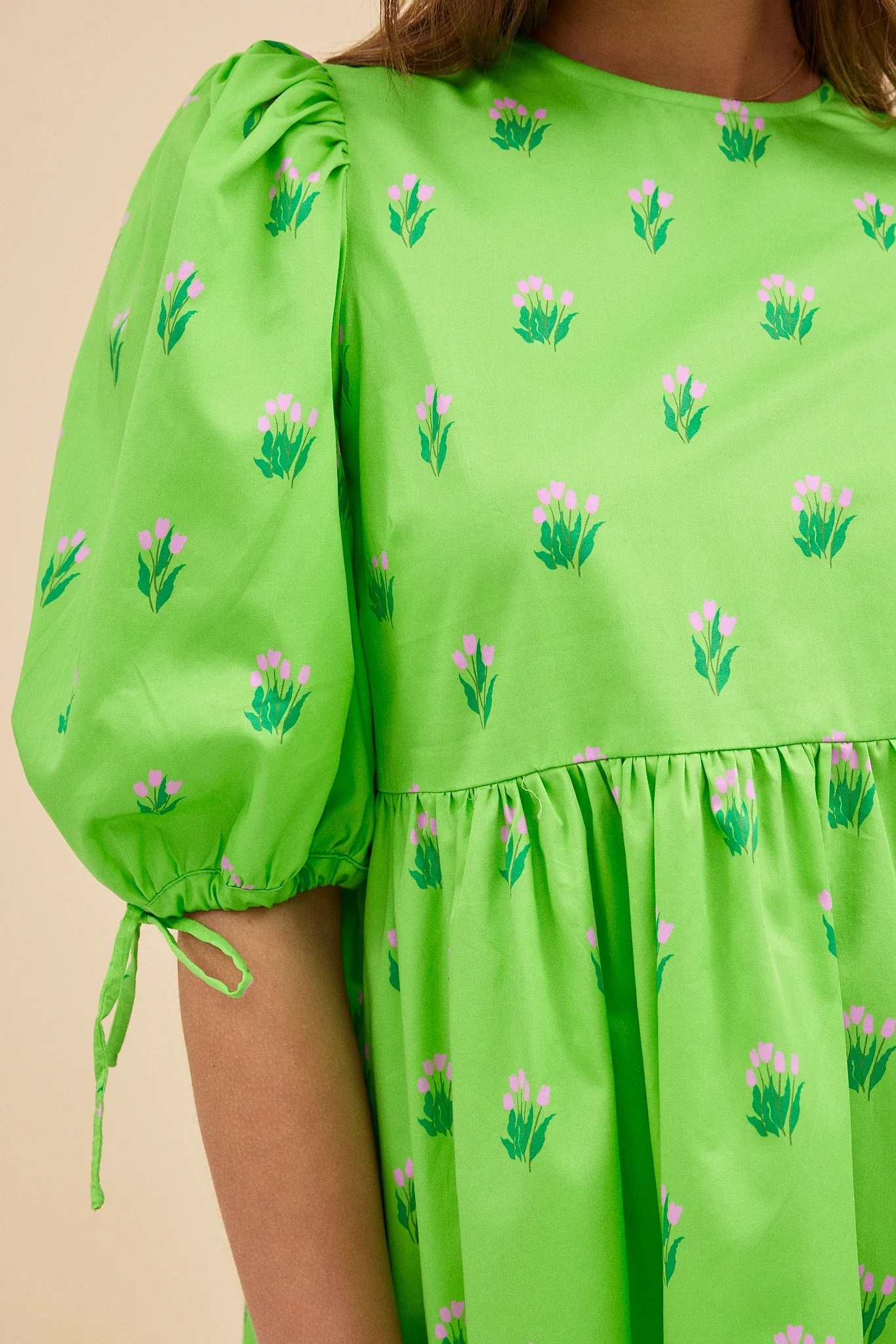 ROSSO DRESS - KERMIT TULIP - Hercitys