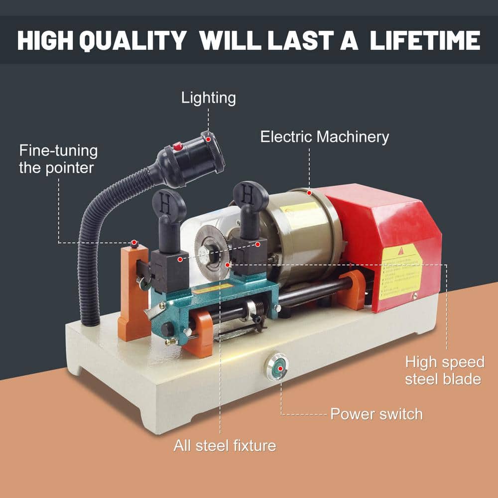 110-Volt Key Duplicating Cutting Machine Automatic Key Copy Machine Maker Key Cutter Cutting Machine, 100-Watt - Hercitys