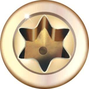 #9 x 2-1/2 in. Pheinox Stainless Steel Star Drive Trim Head Fin/Trim Finishing Screw (365-Pack) - Hercitys