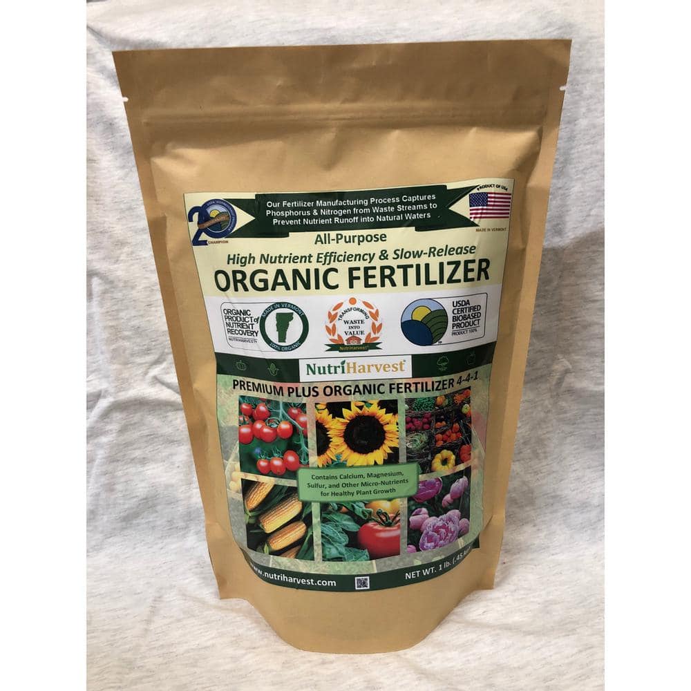 4-4-1, 1 lb. NutriHarvest Organic Fertilizer Bag - Hercitys