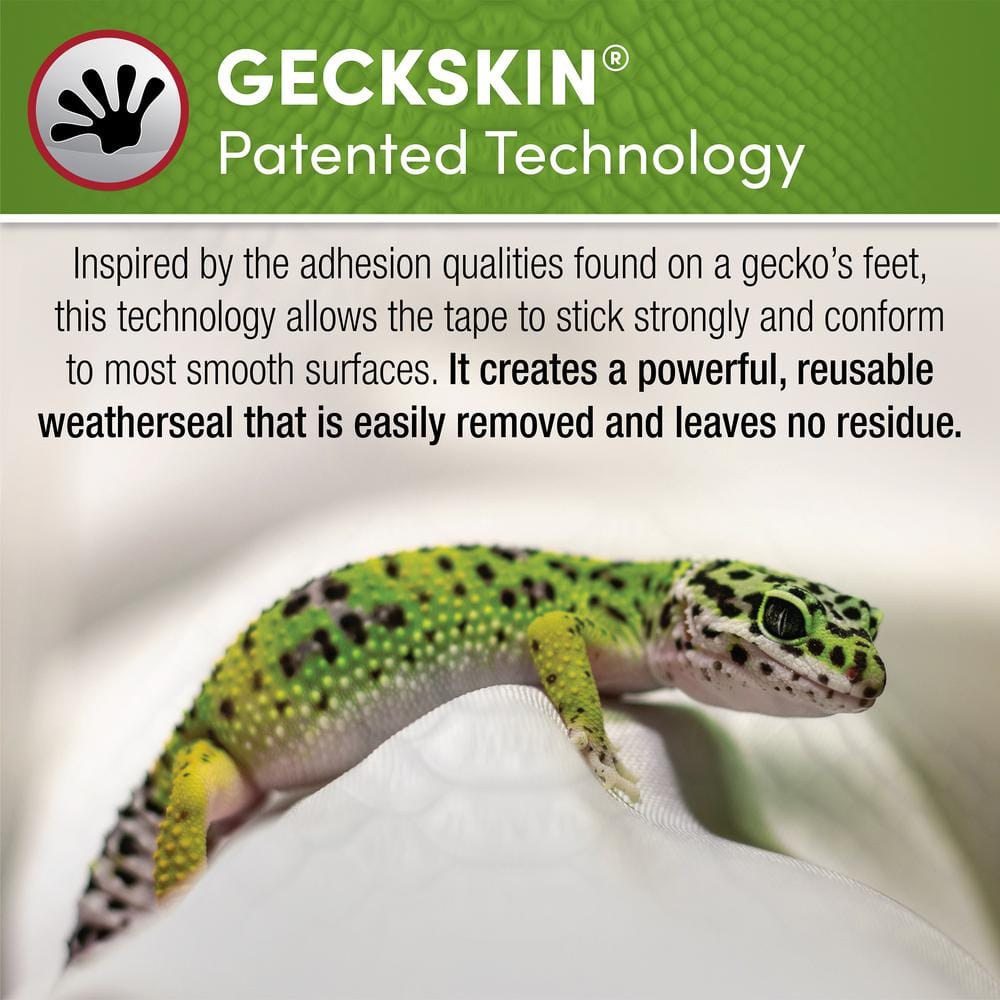 1 in. x 1/4 in. x 10 ft. White EZSuperSeal No Mistake Weatherstrip Tape - Hercitys