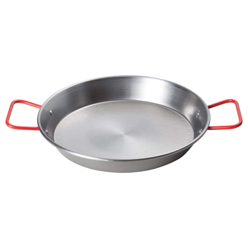 11 in. Polished Carbon Steel Paella Pan - Hercitys