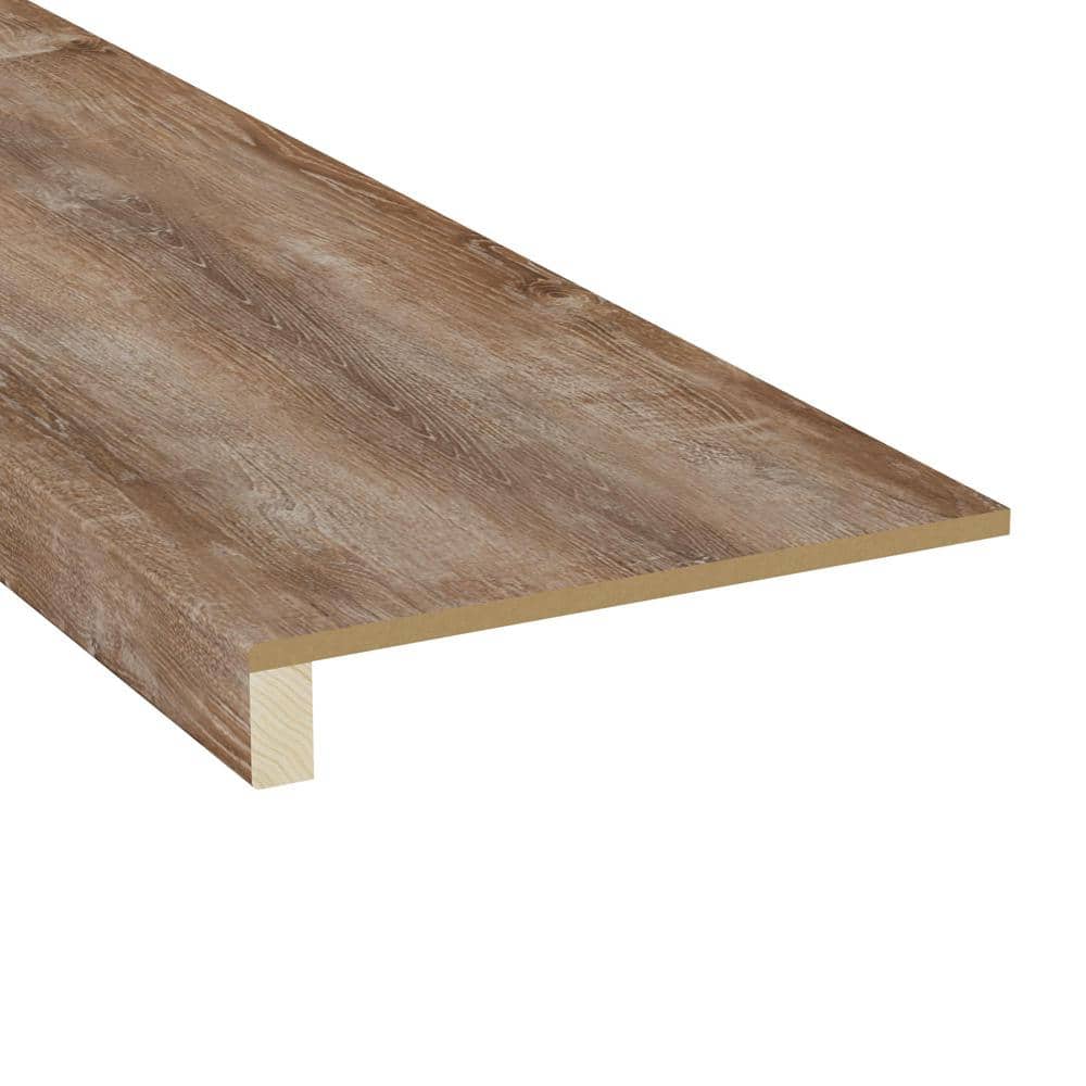 0.375 in. x 11.5 in. x 48 in. Laminate Woodacres Oak No Return Modern Retread - Hercitys