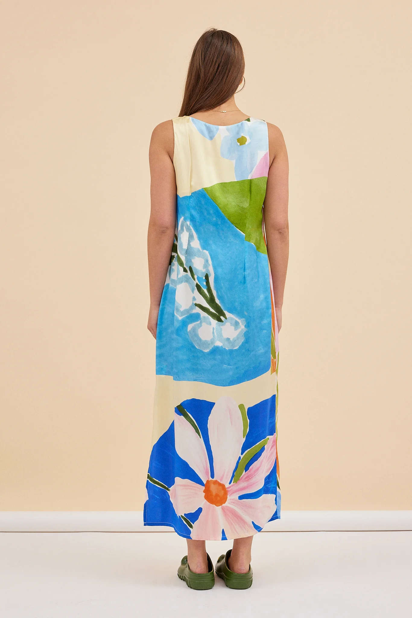 SILK SEEDLING DRESS - MACRO TULIP - Hercitys