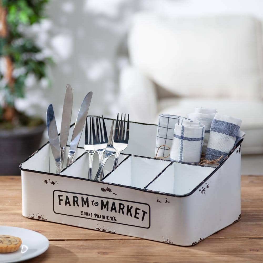 14.3 in. L Metal Farm to Market Container - Hercitys