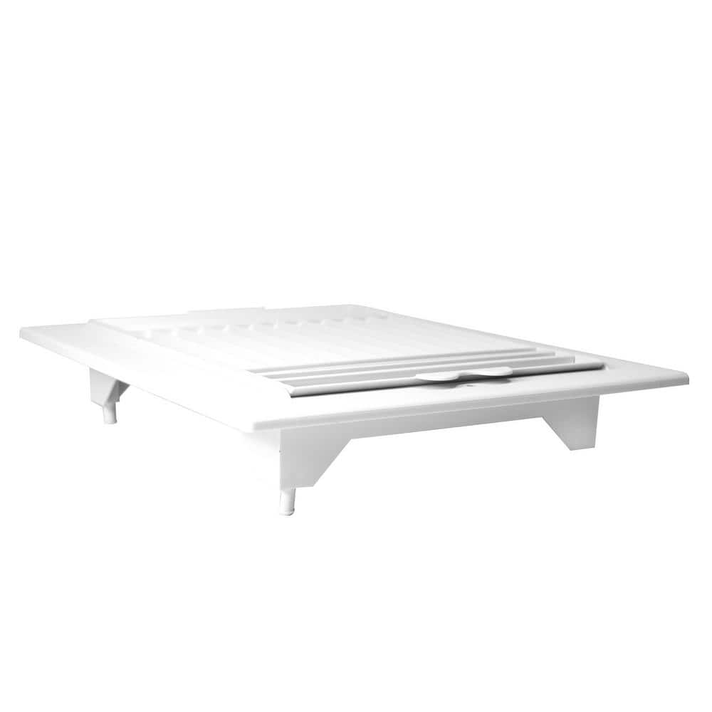 10 in. x 8 in. Plastic Ceiling Register in White - Hercitys