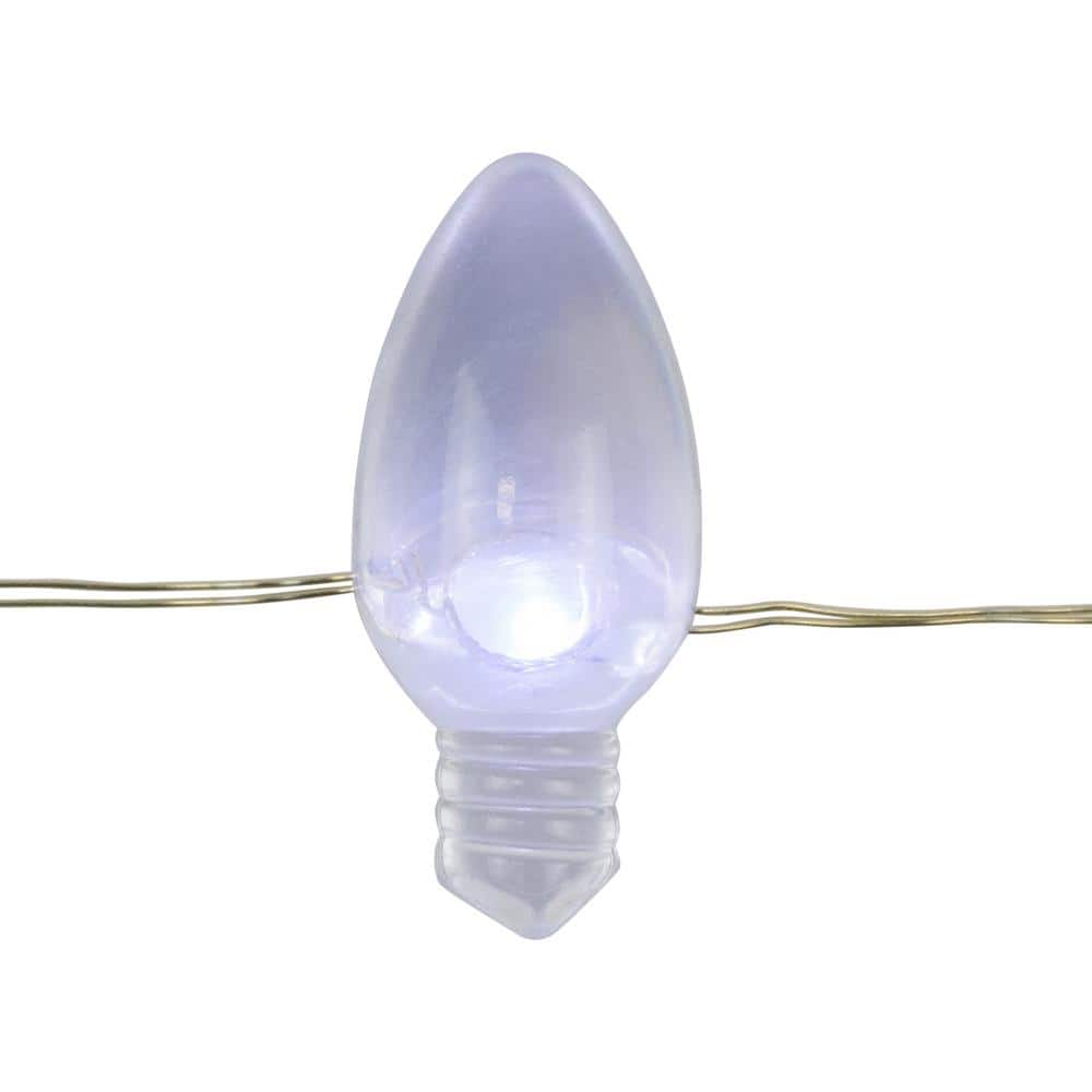 20-Count Patriotic Americana Retro Style Bulb LED Fairy Lights 6.25 ft. Copper Wire - Hercitys