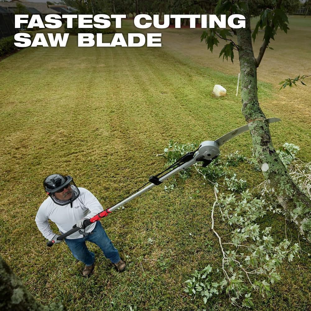1-1/4 in. Cut Capacity, Fiberglass/Telescoping Pole 16 ft. Tree Pruner with 13 in. High Carbon Steel Blade - Hercitys