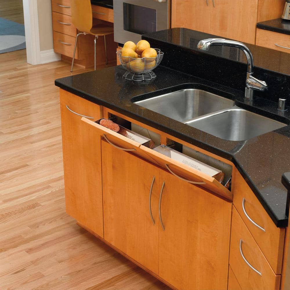 11.25 in.  Tip Out Tray Soft Close for Sink Base Cabinet - Hercitys