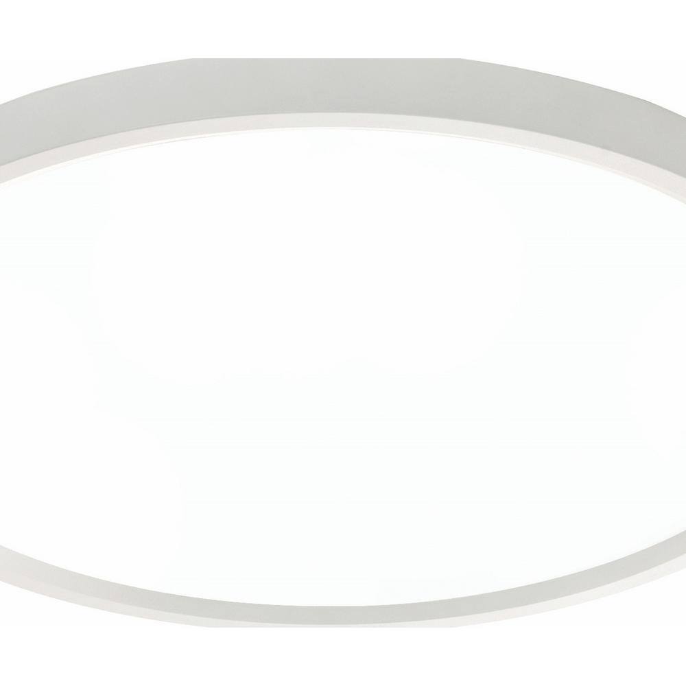 15.63 in. 1-Light White LED Flush Mount - Hercitys