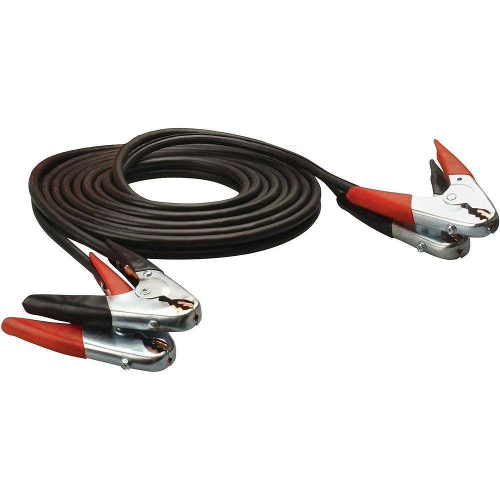 20 ft 4-Gauge 500 Amp Black Parrot Jaw Clamps - Hercitys