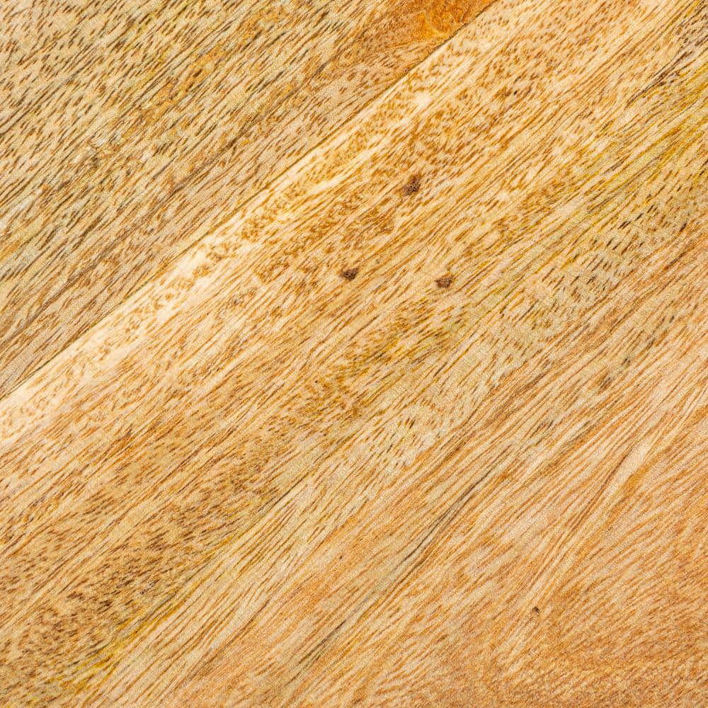 12 in. 0 fl. oz. Natural Brown Mango Wood Footed Cake Stand Serving Bowl - Hercitys