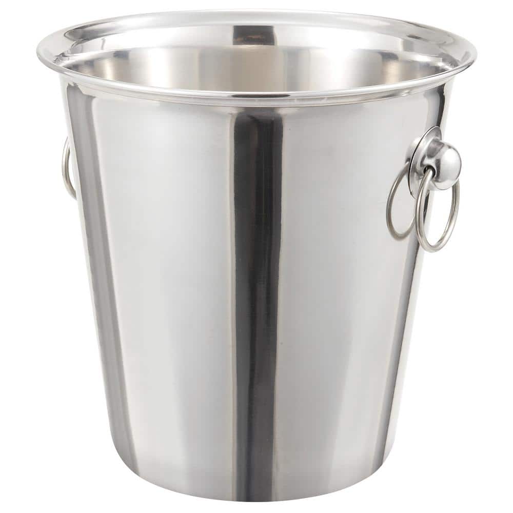 1-Bottle Stainless Steel 4 qt. Wine Bucket - Hercitys